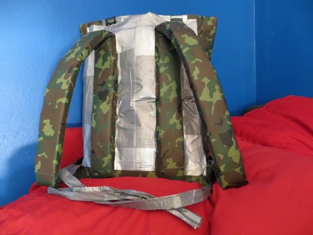 duct tape mini backpack DIY Duct Tape Backpack