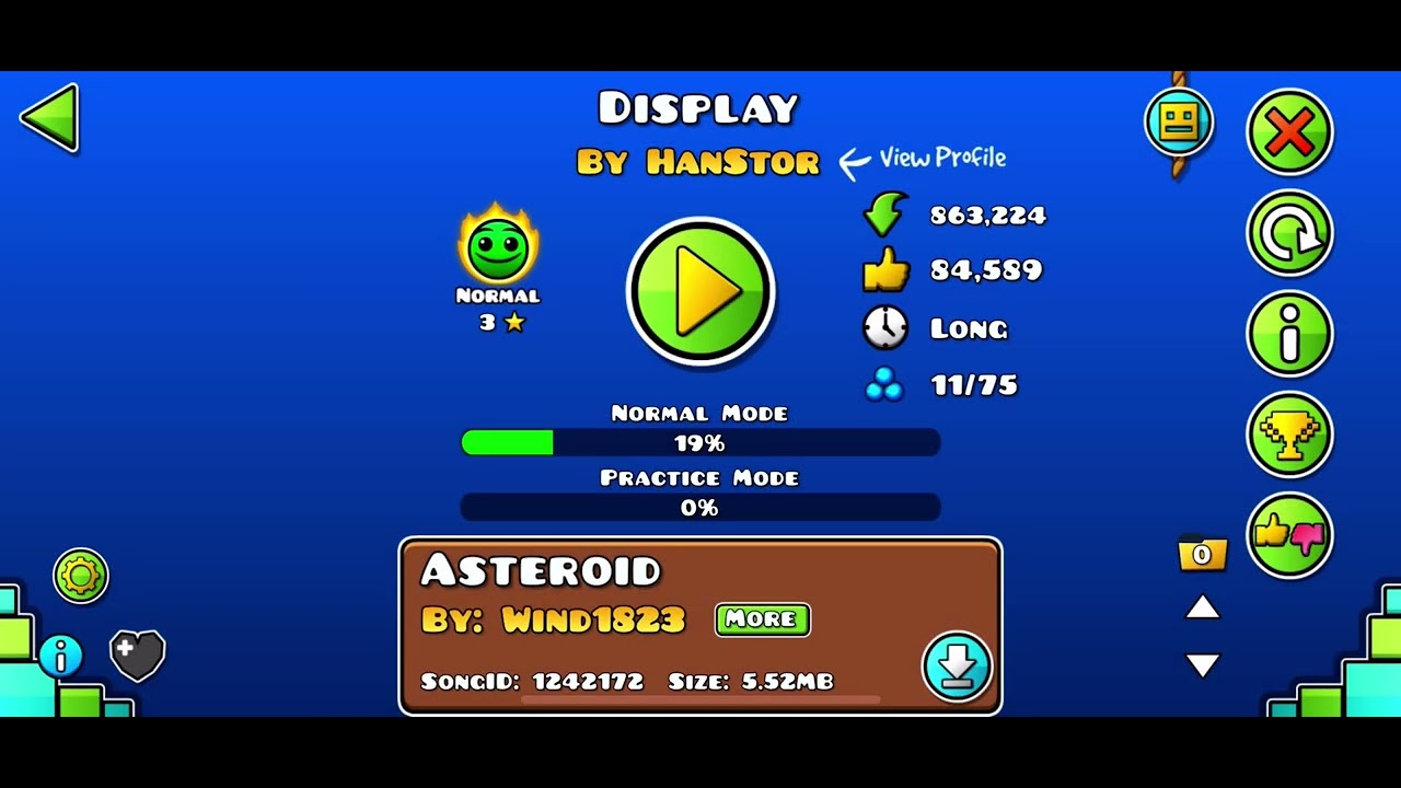 Trying custom levels in geometry dash - YouTube