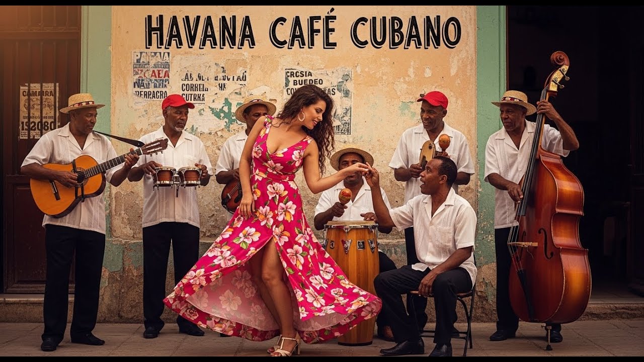 Café Cubano Music 🎹: Caribbean Café Nights & Gentle Piano Jazz • mix17