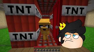 ElTrollino! ¡NO ELIJAS EL AGUJERO EQUIVOCADO EN MINECRAFT! 😱 ELTROLLINO, MIKECRACK, TIMBAVK Y RIUS screenshot 2