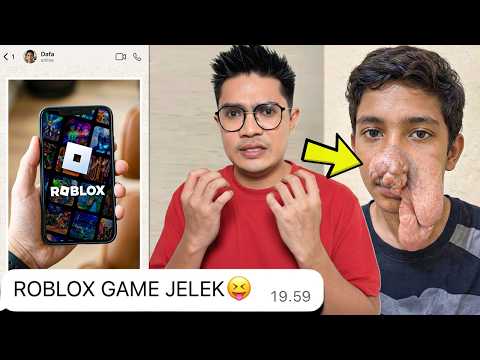 WAJAH JADI ANEH AKIBAT MENGHINA GAME ROBLOX!