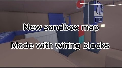 My new sandbox map in yeeps hide and seek made with new wiring blocks