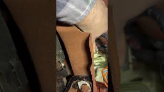 Removing the speedometer cable from the dash on my 1977 Chevy K5 Blazer