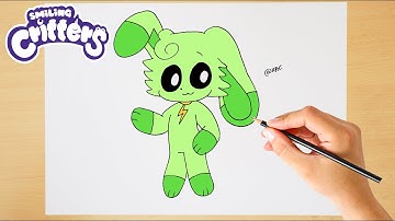 How to draw Cute Hoppy Hopscotch | Poppy Playtime Chapter 3 - Smiling Critters