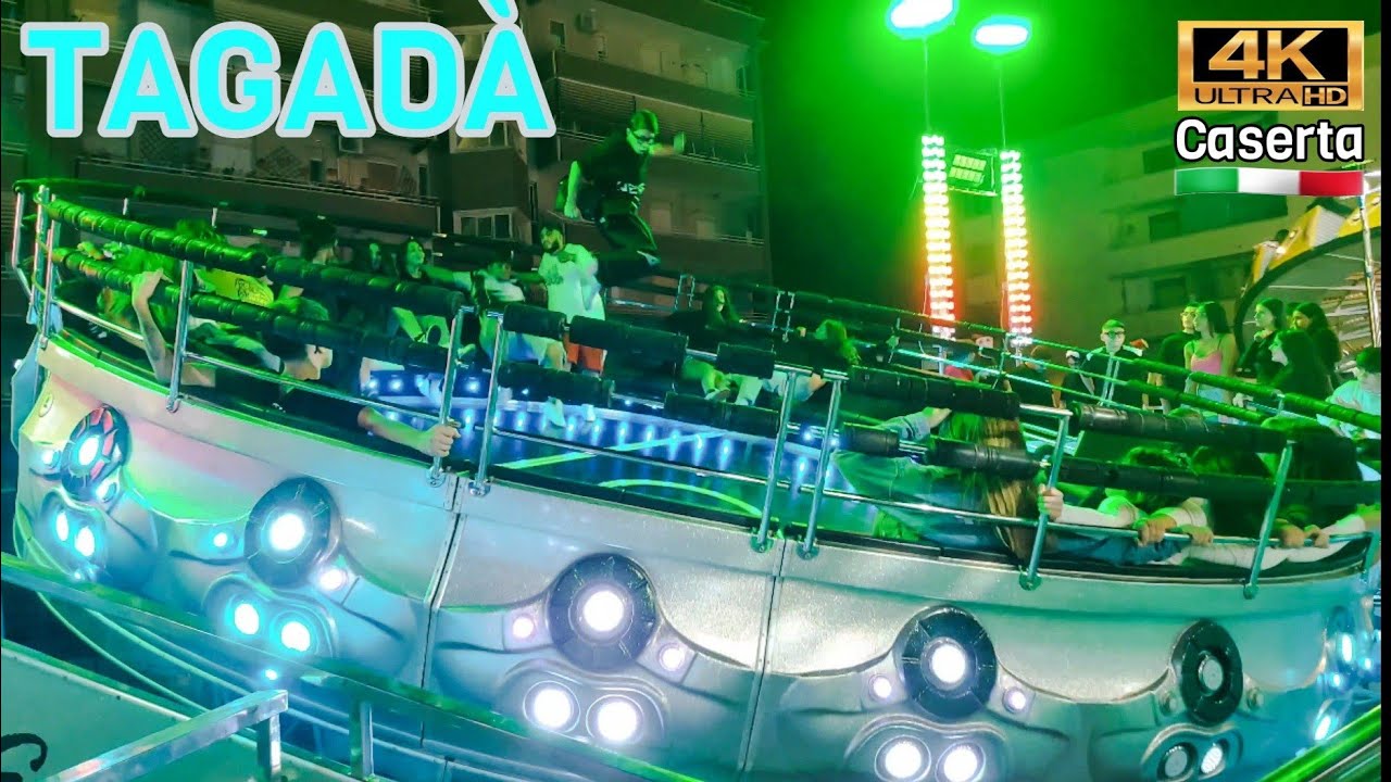 TAGADÀ Giostre 2024  Rides Maddaloni 🇮🇹 Lunapark 4K