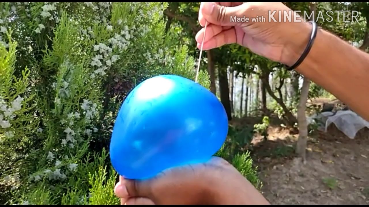 Water balloon looks amazing in slow motion YouTube