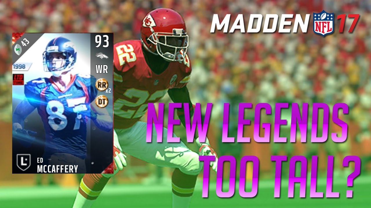 Too Tall? All Ed Legends Review in Madden 17!
