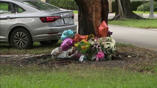 Memorial grows at scene of fiery, fatal Tesla crash in Coral Gables