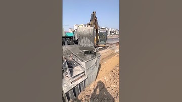 Automatic highway gutter construction machine  Good tools and machinery make work easy