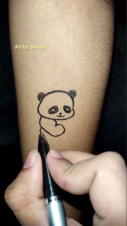  Cute Panda Tattoo Design Ideas For Girls 2021 | Small Panda Tattoos For ...