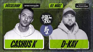 Cashus K vs D-Kay ⎪ Rap Battle + Interview @ NRWeekend ⎪ DLTLLY