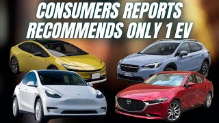 The ONLY electric car Consumer Reports recommends in 2024