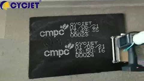 Large Character Fonts Handheld Inkjet Printer 4 Lines 32 Dot Matrix