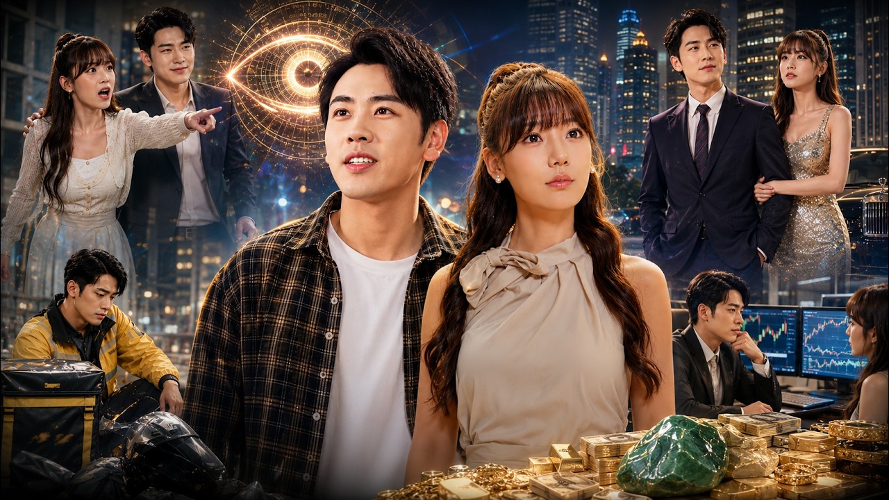 A delivery worker is tragically cheated on and leaves with nothing, but unexpectedly awakens clairvoyance + future foresight! He made billions through lotteries, stock markets, and jade gambling, slapping his ex-wife and wealthy rival in the face, rising from a poor guy to a true winner in life! #短劇 #逆襲 #超能力爽劇