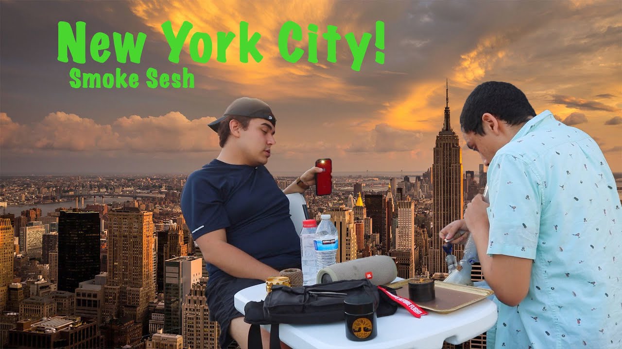 Two New Yorker's smoke sesh