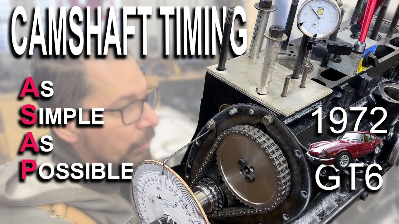 1972 Triumph GT6 Part 86 CAMSHAFT timing YouTube