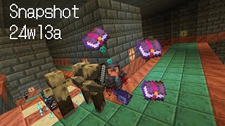 Ominous trial chamber and mace enchantments | Minecraft 1.20.5 Snapshot 24w13a