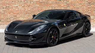 Ferrari 812 Superfast - Nero Daytona - Walkaround & Interior Romans International 4K