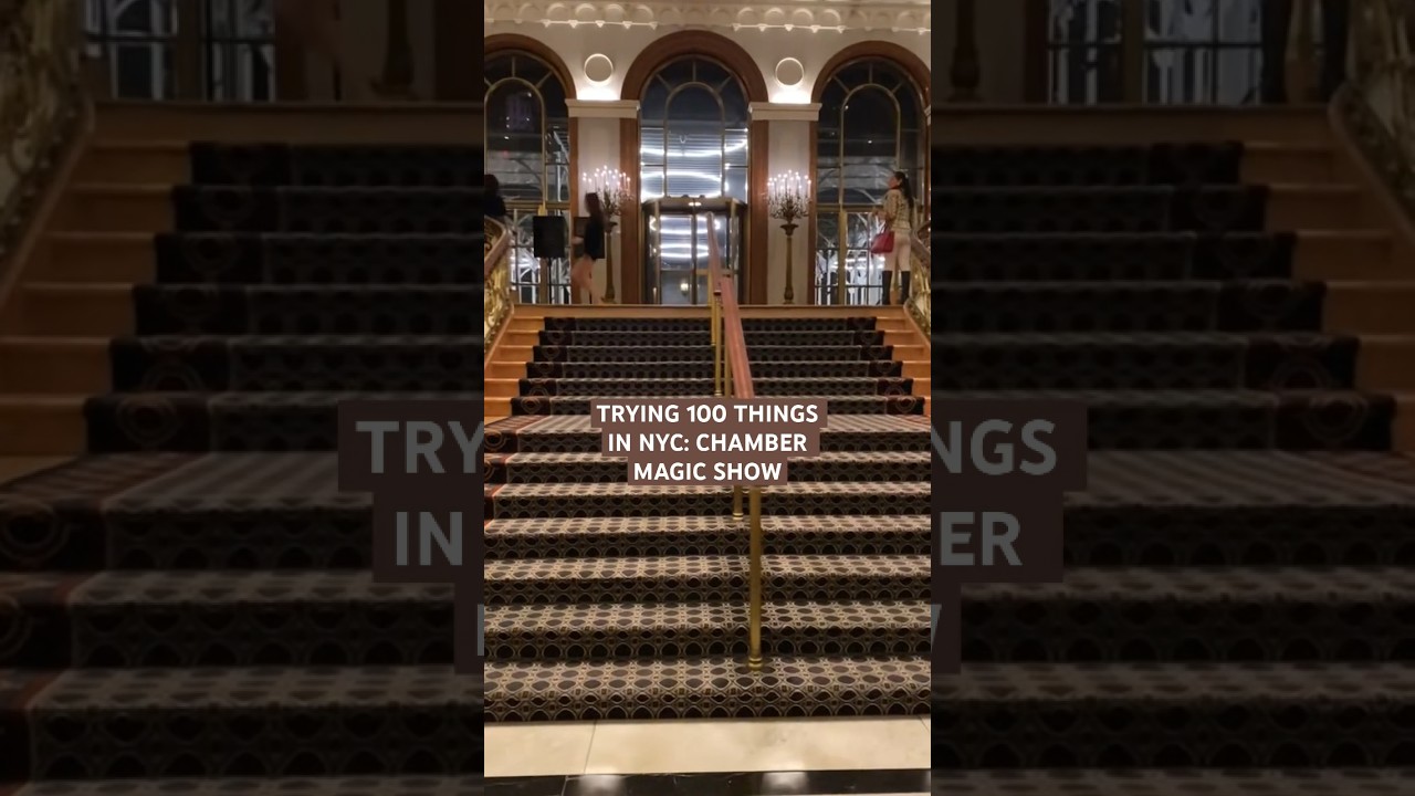 TRYING 100 THINGS IN NYC 8/100: Chamber Magic Show with Steve Cohen