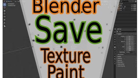 Blender SAVE Paint Texture File: Baltimore