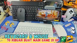 Rekomendasi Keyboard & Mouse Bluetooth 1 Set Cuma 70 Ribuan Buat ngetik & Main Game Di HP screenshot 5