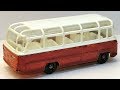 Matchbox restoration Mercedes Coach nr 68 diecast car making the glass