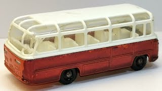 Matchbox restoration Mercedes Coach nr 68 diecast car making the glass