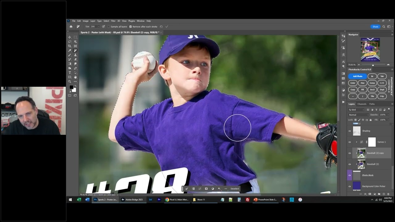 How to Create Exciting Sports Posters in Photoshop in Seconds with Photobacks! Tips & Tricks!