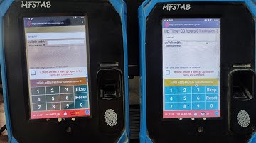 How To Use  Biometric Attendance Machine | Attendance Lagane Ka Process 2024 #Mantra #MFSTAB