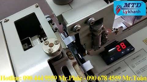 CÔNG TY QUỐC TẾ MTD - Máy cắt và gấp nhãn bằng sóng siêu âm Cutex TUF-40S