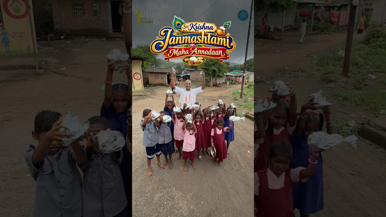 Janmashtami Maha Annadaan | Aloo Dum, Puri & Lapasi Halwa