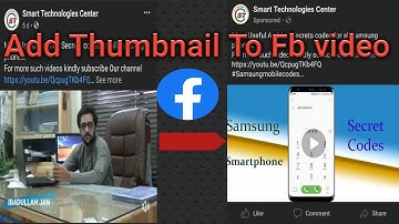 How to add Thumbnail to facebook video ||set thumbnail facebook video|| add facebook video thumbnail