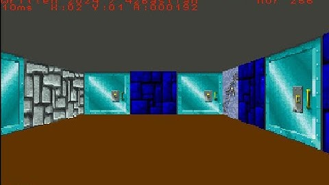 Atari Jaguar: Raycast Demo: Doors
