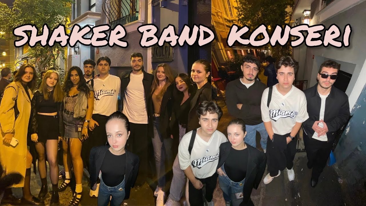 blind taksim'de shaker band konseri vlog YouTube