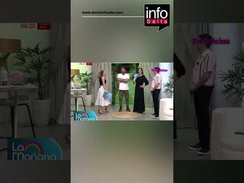 El actor argentino tuvo una inesperada reacción a la “caricia” de una de las conductoras