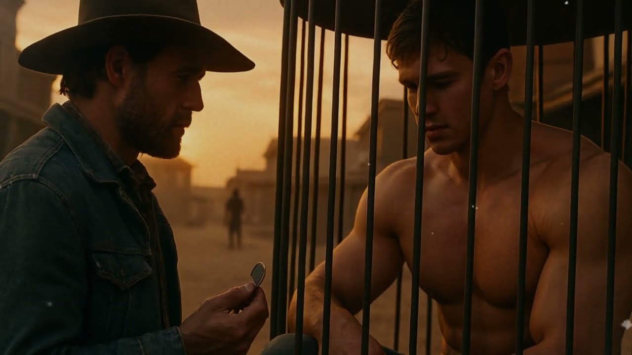 Everyone Feared the Giant Boy in the Cage—Until the Cowboy Bought Him & Said, 'Come With Me'