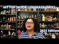 My Top 10 For Life Fragrances|Perfume Collection 2022
