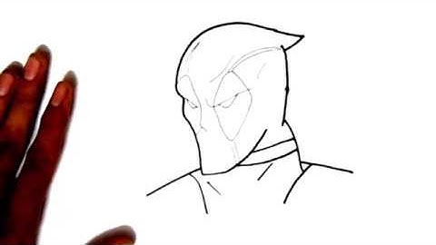 How to draw DEADPOOL - Easy Step by Step