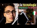 9 unconventional ways of learning a languange with technology [Learn Italian, with subs]