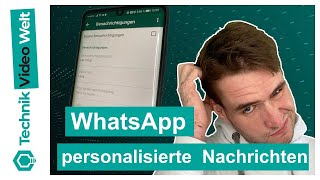 WhatsApp 💬 Personalisierte Nachrichten 📫 screenshot 4