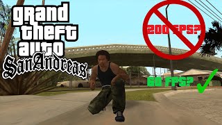 How to play GTA San Andreas at 60 FPS without glitches PC