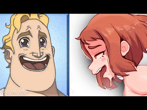 Mr Incredible becoming Canny (Ochako Uraraka Rule 34)