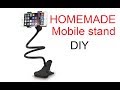 Homemade mobile stand for youtuber | How to make a flexible mobile stand using aluminium wire.