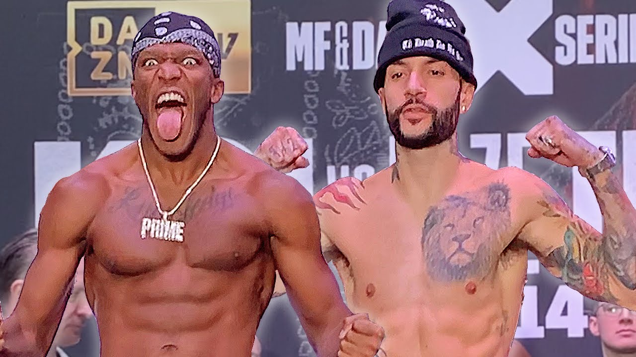 KSI LOOKS SHREDDED AS HE WEIGHS IN VS FAZE TEMPERRR! DEMANDS JAKE PAUL NEXT!