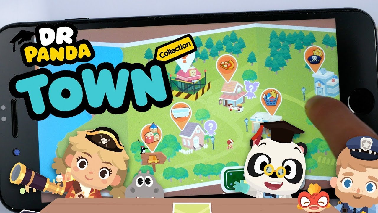 Get all the Town Areas in One Single App! Dr Panda Town: Collection ...