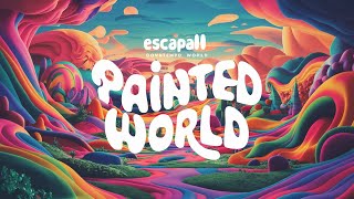 escapall - Painted World | Downtempo Techno New release by #escapall | AI Animation