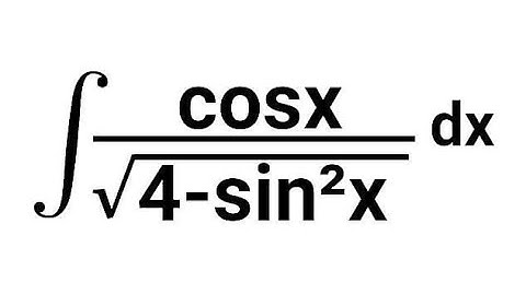 Integration of cosx/√4-sin²x #shorts #integration #cbse #jee #nda #trending