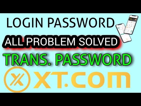 HOW TO RESET LOGIN PASSWORD XT EXCHANGE