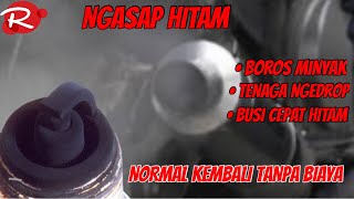 Why Your Motorcycle Smokes Black? Check This! #rayhanmotorpku
