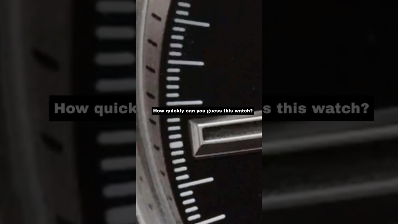 How FAST Can You Identify This Watch?